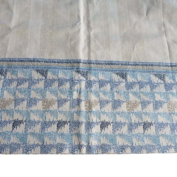 Vintage Springs King Pillowcase 1 Beige Blue Edge Percale USA Made New Old Stock - Picture 4 of 6